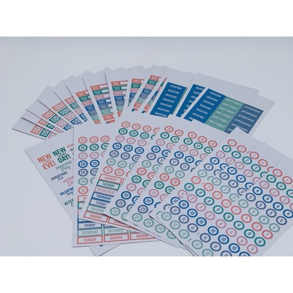 Planner Stickers Lot - New Used - Happy Planner - Junk Journal - Be Your Own - Picture 4 of 7